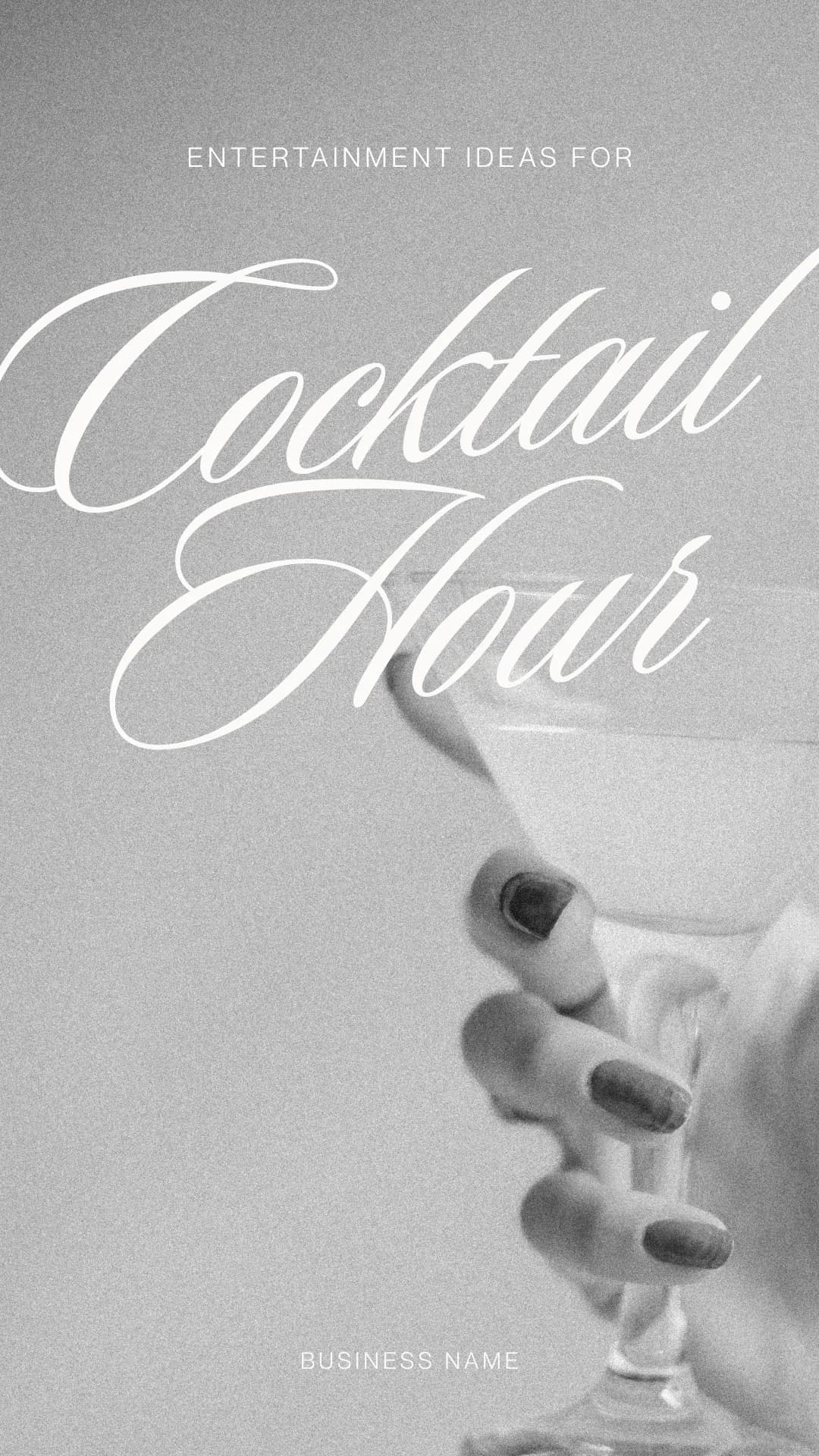 Instagram Story template sharing cocktail hour entertainment ideas for weddings