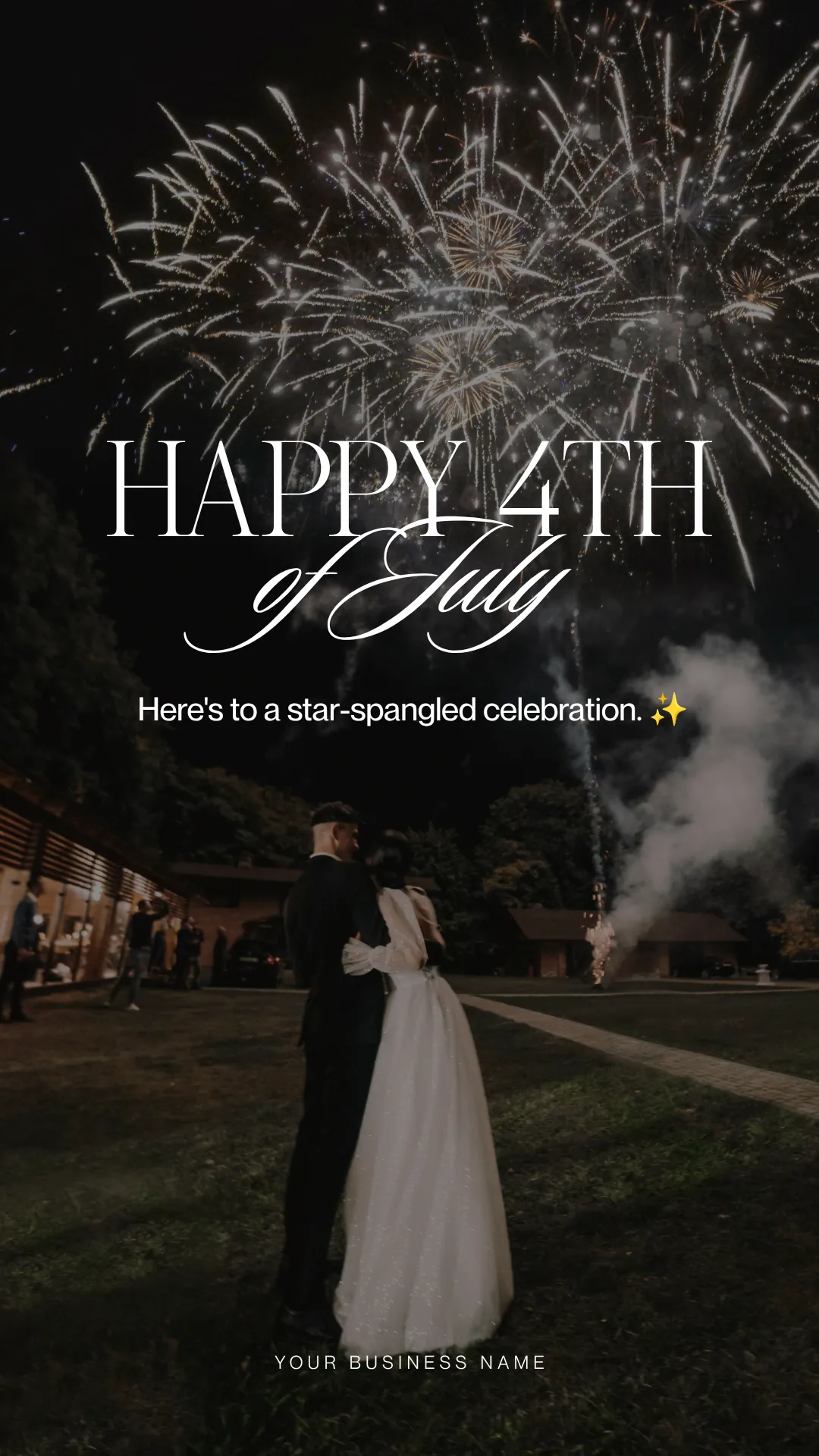 4th of July themed Instagram Story trend for wedding businesses